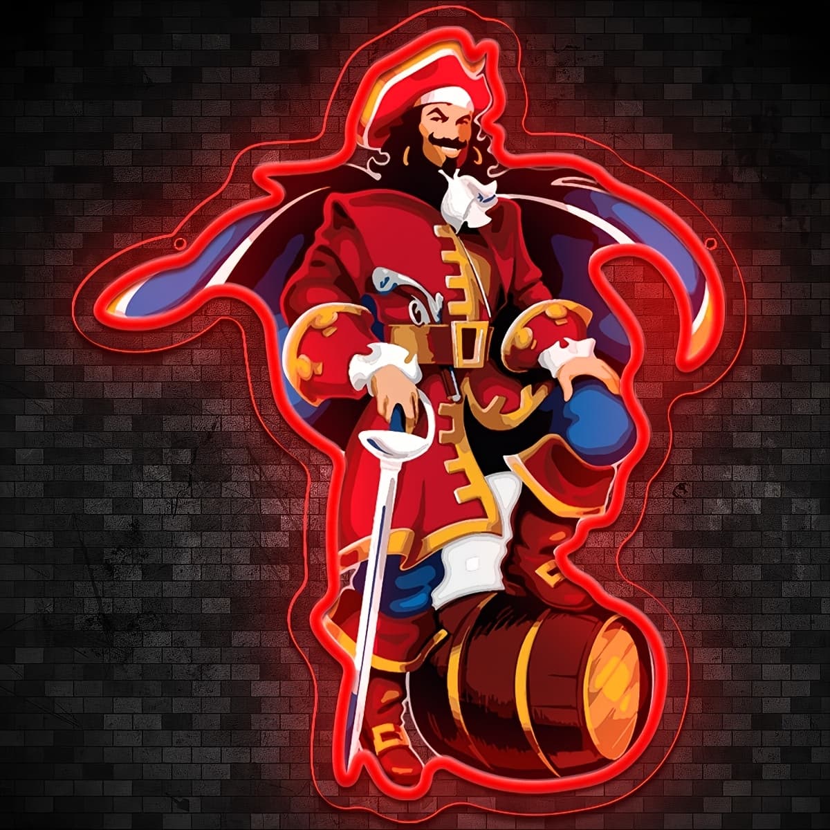 TEMU Rum Neon Light Sign - Plastic Wall Hanging, Push Button Control, Multipurpose, Usb Powered, No Battery Required