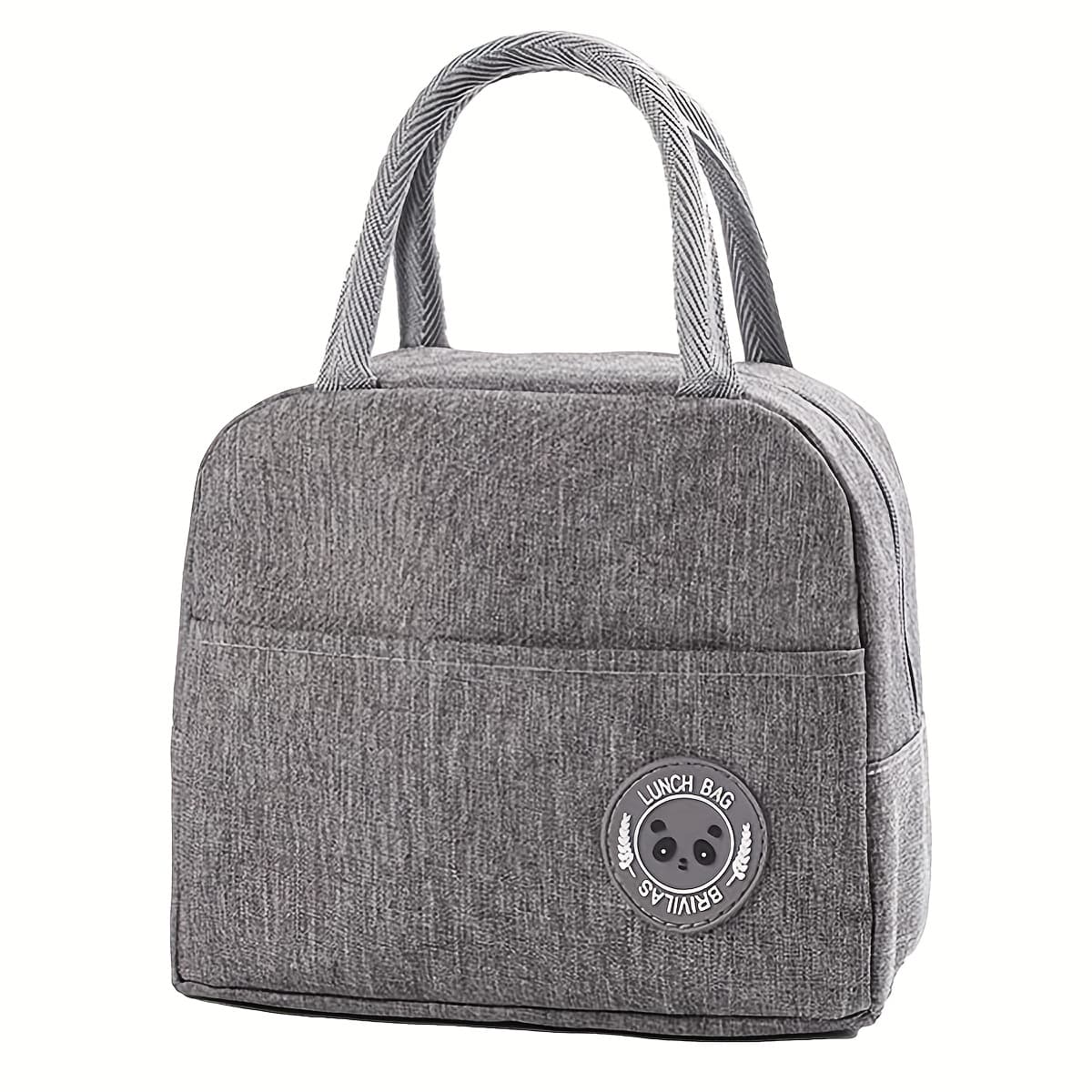 TEMU 1pc Portable Insulated Lunch Bag Carrier Suitable For Work, Picnic, Travel - Non-food Contact Thermally With Thermal , Compact Cooler Bag For, Sandwiches, Snacks, For, Office, Non-food Contact
