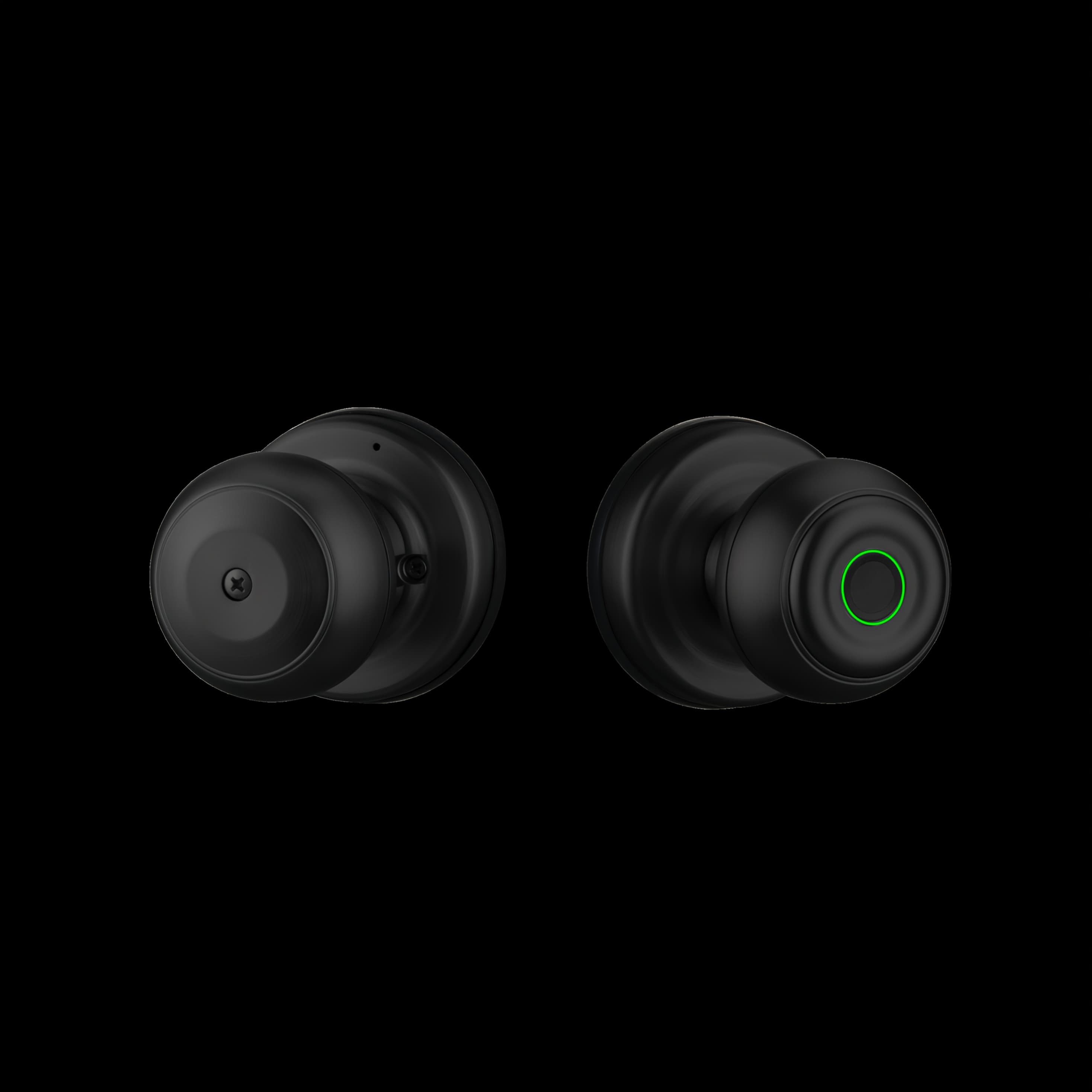 TEMU Fingerprint Entry System, Intelligent Door Knob, Biometric Door Handle, App-controlled, Ideal For Bedrooms, Apartments, Offices, And Hotels