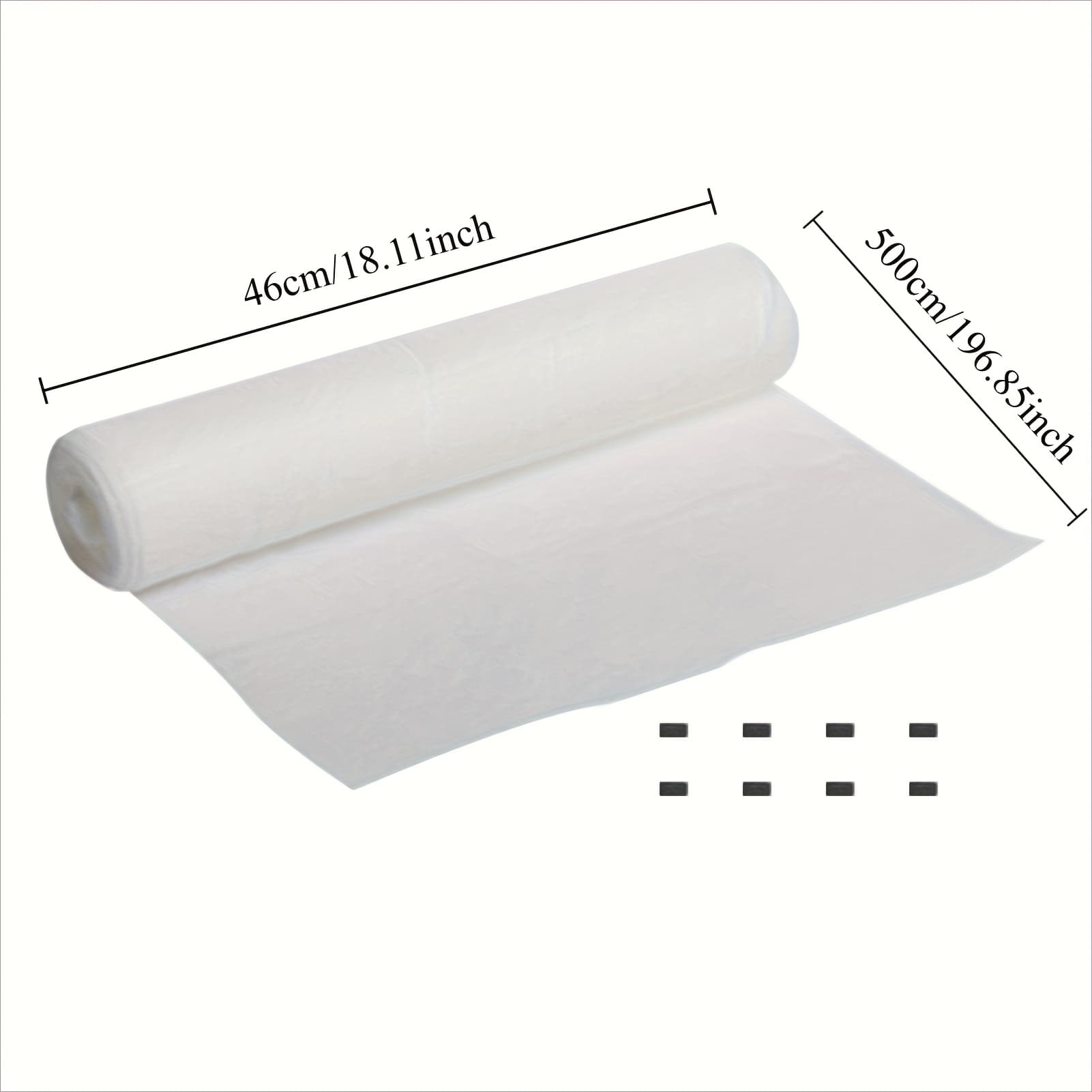 TEMU Long Range Hood Oil-absorbing Hood Filter Grease Filter Anti-oil Filter Paper Anti-oil Sticker Anti-smoke Paper White