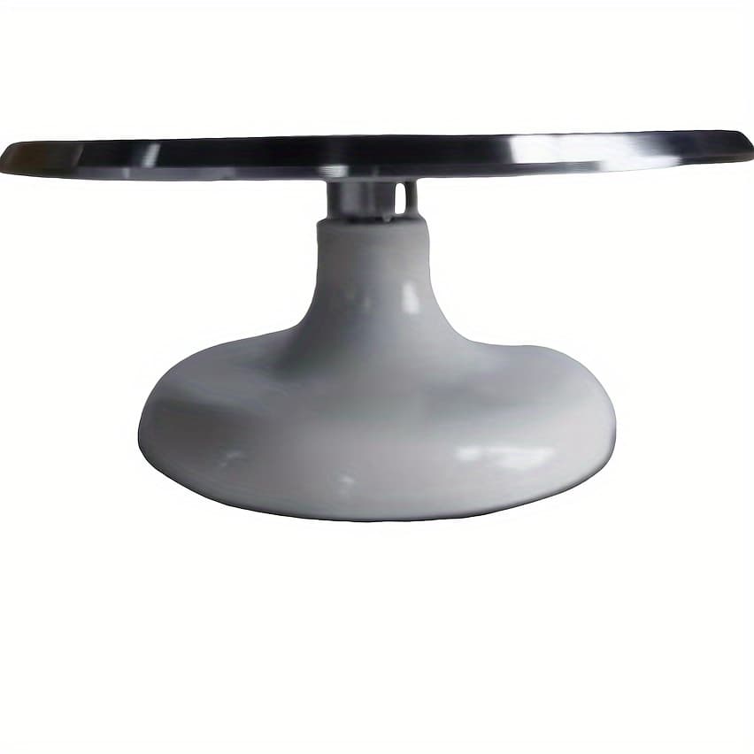 TEMU All Aluminum Alloy Cake Turntable, Birthday Cake Decoration Turntable, Multifunctional Anti Slip Turntable, Support Platform (cannot Come Into Direct Contact With Food)