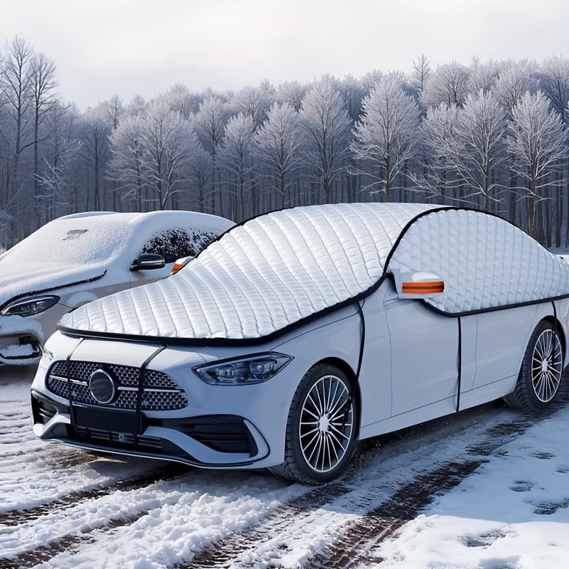 TEMU 1pc Car Windshield Snow Cover, Portable Car Windshield . It Provides Snow Protection, Frost Protection, , And Can Strong . This Windshield Is Suitable For Most Vehicles.
