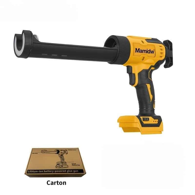 TEMU Cordless Caulking Gun Compatible With 20v (tool ) 10oz Electric Caulking Gun With Anti-drip, 6-speed, Led Light -ideal For Sealing, Filling And Repairing Windows, Bathrooms