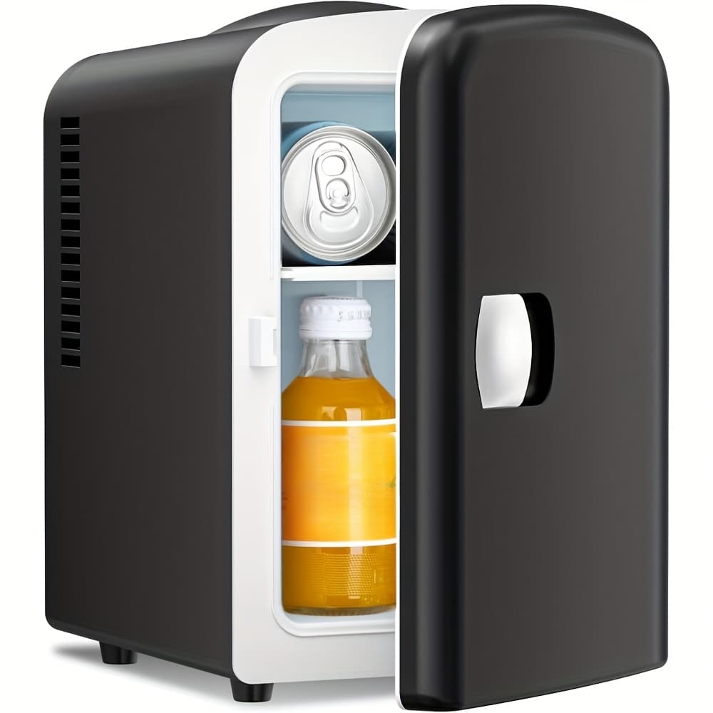 TEMU Mini Refrigerator/freezer, 1.06-gallon Skincare Refrigerator, Portable Mini-fridge For Bedroom, Suitable For Dormitories And Offices.