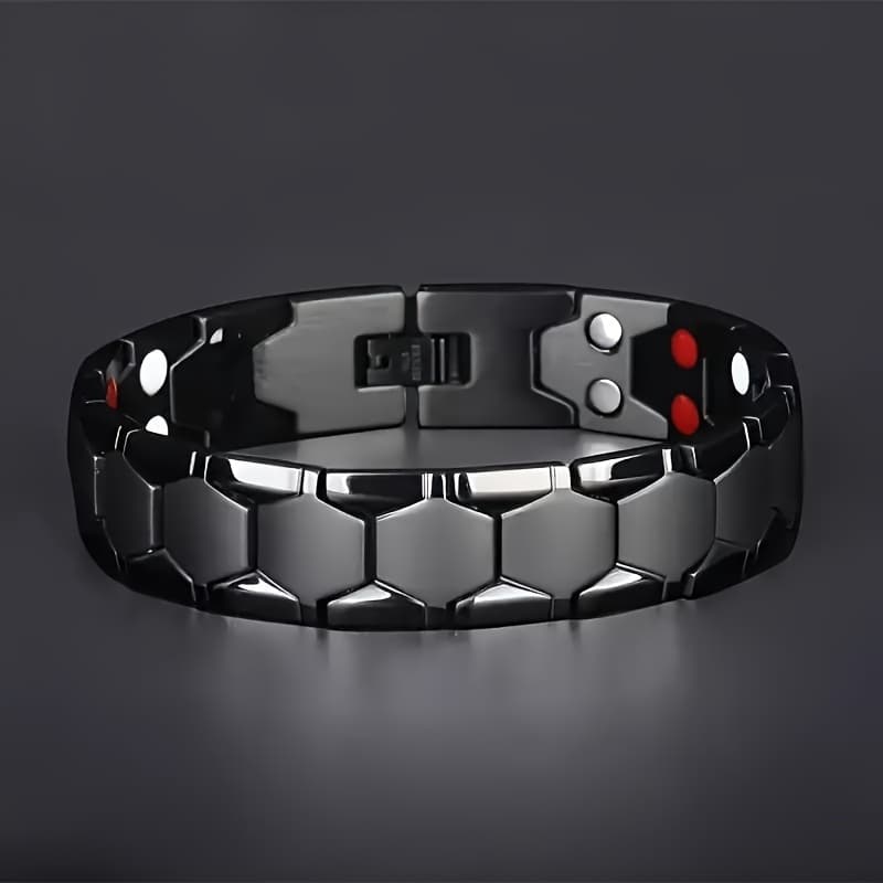 TEMU 1pc Fashionable Men's Bracelet: , Water-resistant, Non-fading - Suitable As A Gift - Ideal For Birthday Presents And Seasonal Essentials