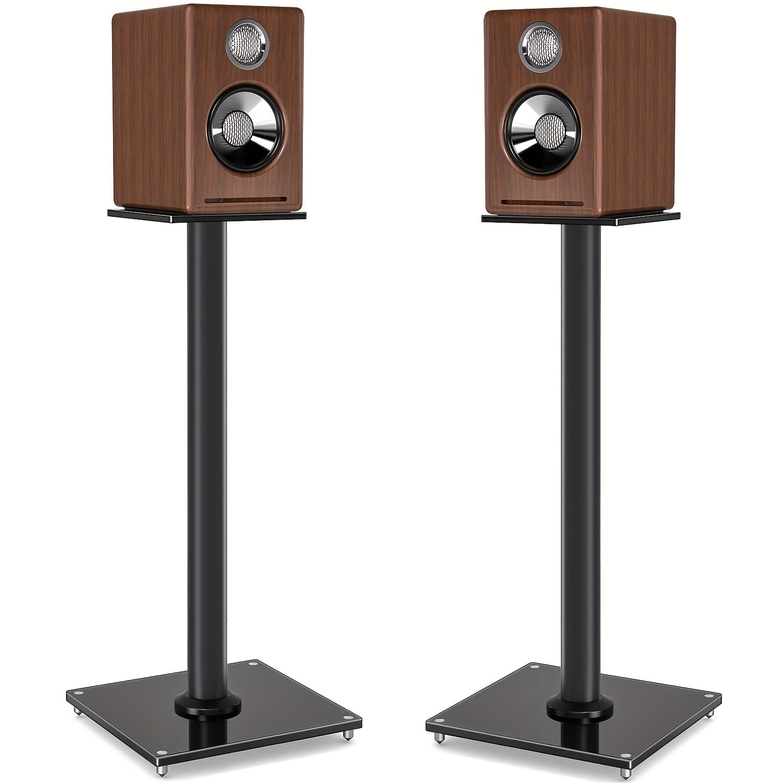 TEMU Pair Of Upgraded 45° Swivel - 28 Inches Tall, Each Of Holding 22 , Featuring Cable Management For Surround Sound