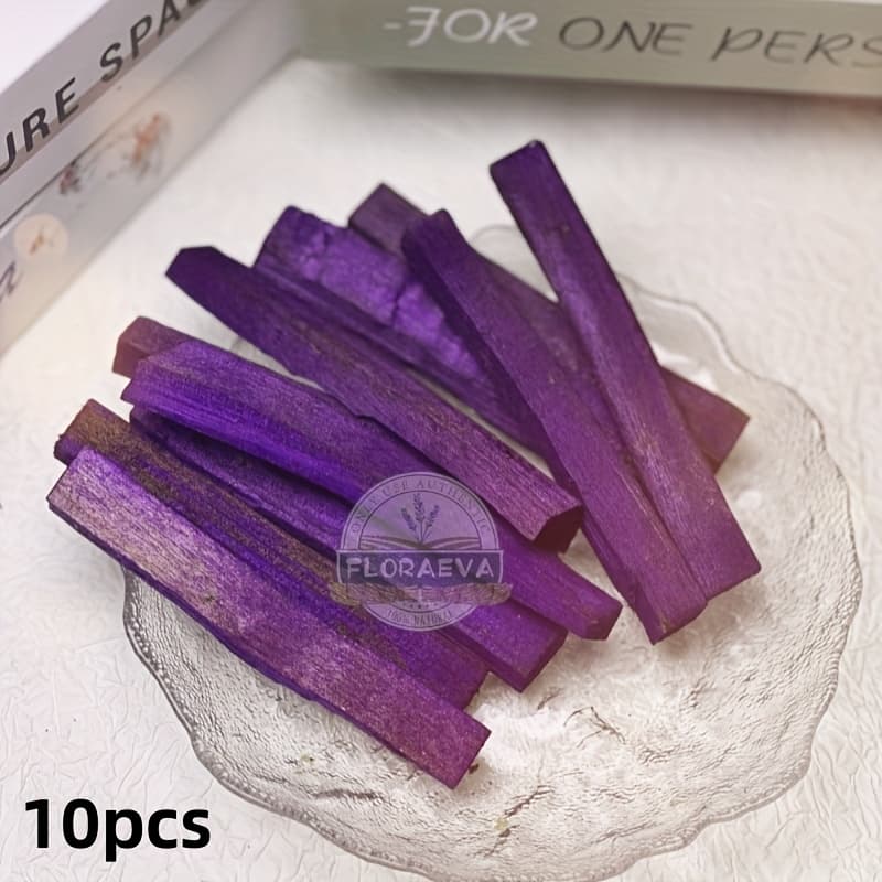 TEMU 10pcs Purple Palo Sticks, 4 Inch, For Amulet, Relaxation, , Spells, Gifts - Ideal For Christmas, Halloween, Easter, Hanukkah, Thanksgiving