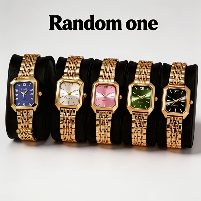 TEMU Valentine's Bestseller Women's Watch With Gift Box - Elegant Magnetic Bracelet Adjusts At Home