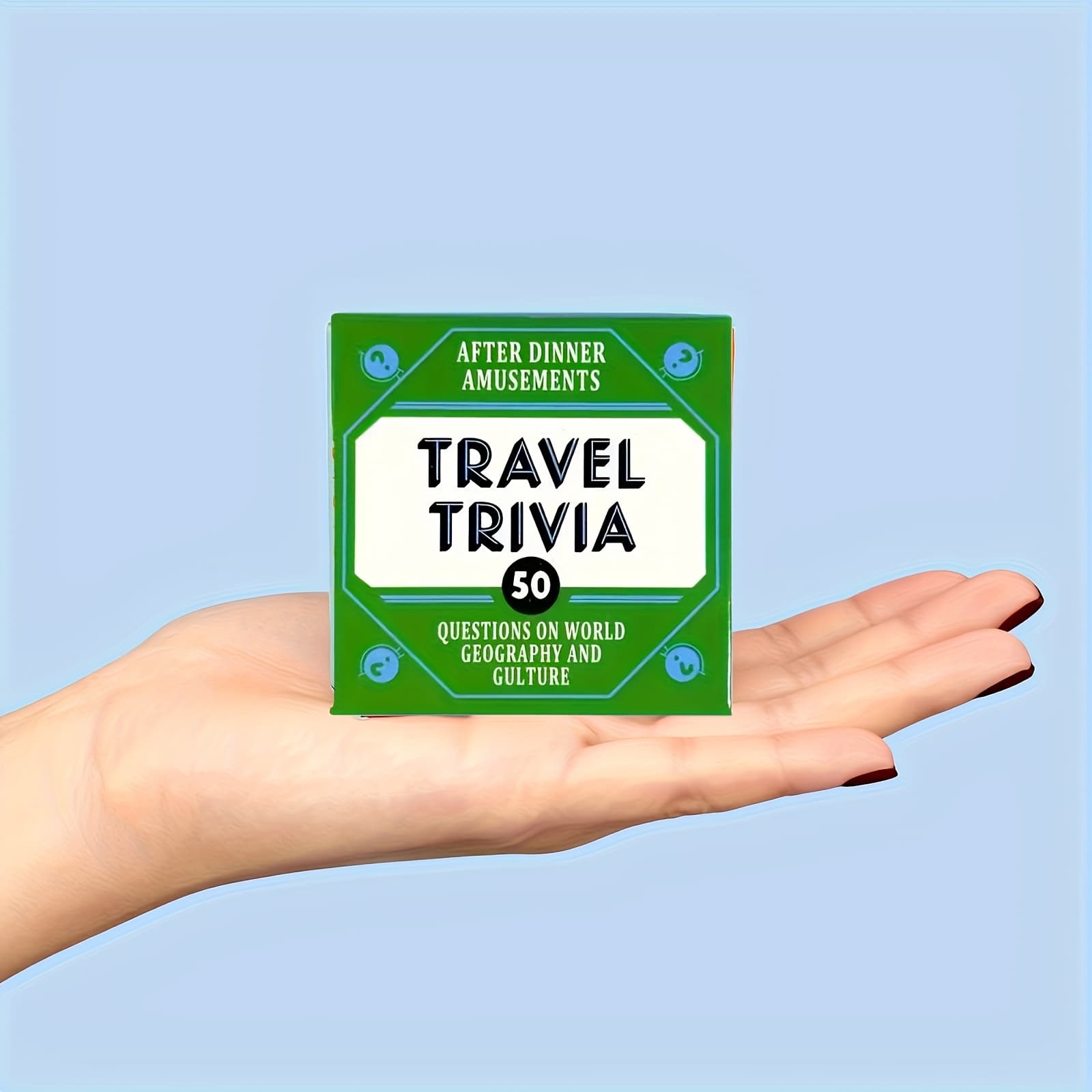 TEMU Card Game - 50 & Questions, For & Party Entertainment