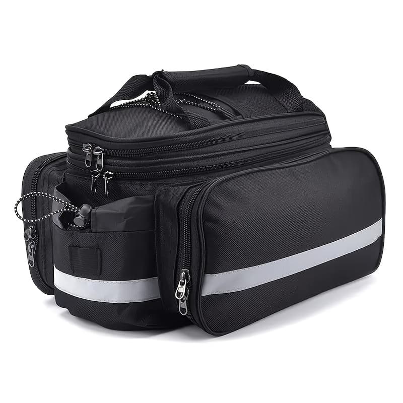 TEMU Bicycle Bag Mountain Bike Bag Trunk Riding Multi-functional Large-capacity Travel Bag Handbag Expandable Trunk