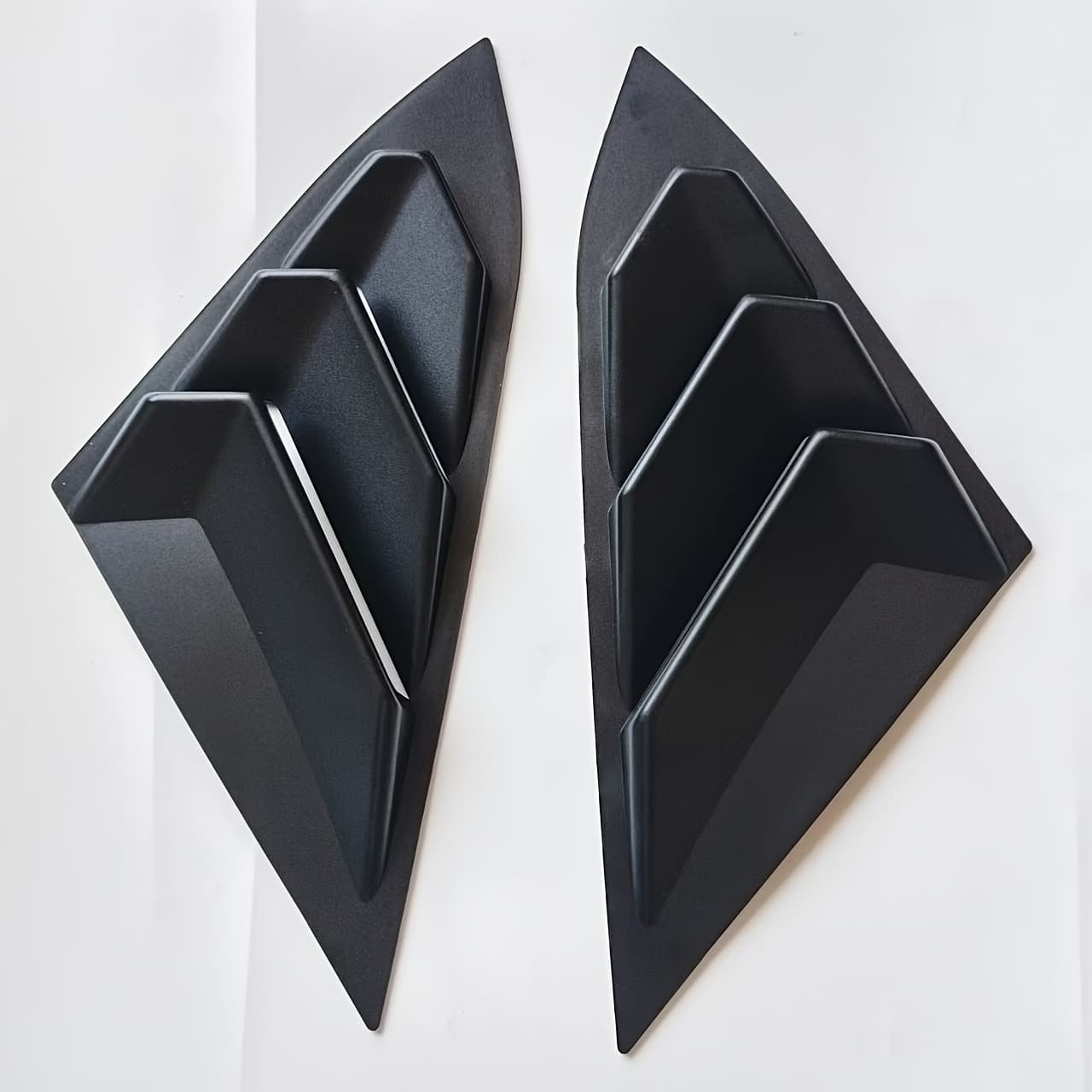 TEMU 2pcs Abs Plastic Rear Side Window Vent Scoop Shades Covers For 2016-2021 For - Left Side Placement, Vehicle Interior Customization Accessories For Style & Protection