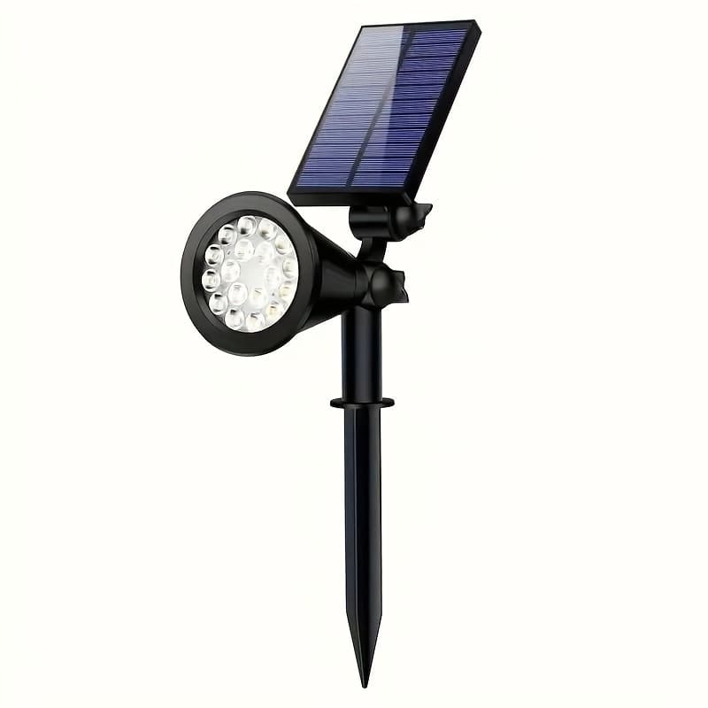 TEMU Solar Spotlight, 18 Led Bulbs, Adjustable Brightness, Automatically Lights , Outdoor Landscape Light, Decoration Projection Lamp Lawn Lamp