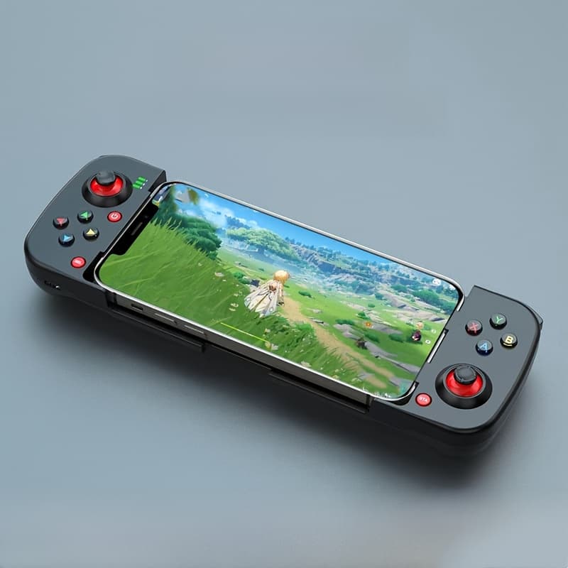 TEMU Wireless Mobile Gaming Controller For Ios & , Bluetooth Smartphone/ Handheld Joystick Gamepad With Adjustable Clip For Iphone For Etc.support /ps3/4/switch/pc
