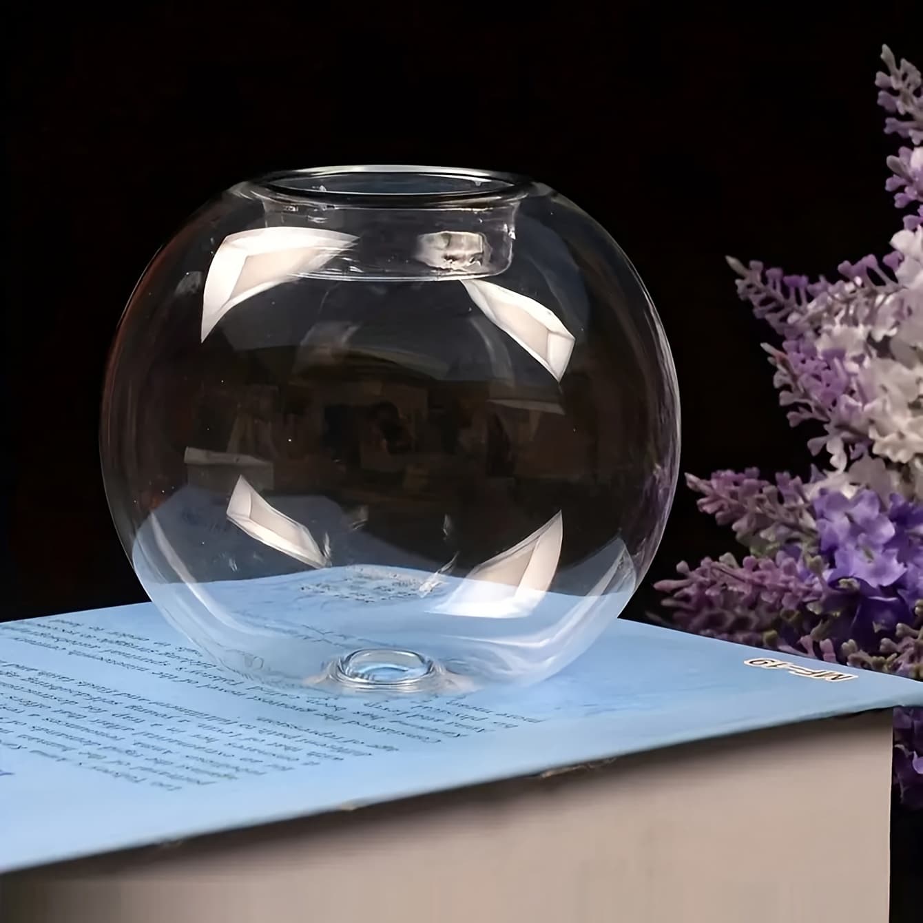 TEMU Elegant Crystal Glass Candle Holder - Christmas, Halloween, Romantic Weddings & Home Decor