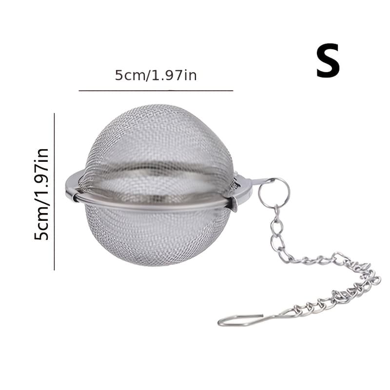 TEMU 1 Set Of 304 Stainless Steel Seasoning Balls For Tea, Soup, Hot Pot, Spice Filter, Creative Tea Leak, Kitchen Small Tool