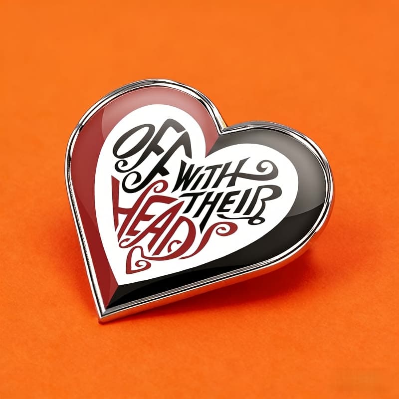 TEMU Quotes Retro Metal Heart Alloy Brooch Badge Collection Accessory, With Jeans, Clothing, And Hats. This Compact Accessory Is Ideal For Collectors And A Fun And Thoughtful Gift For Any Occasion