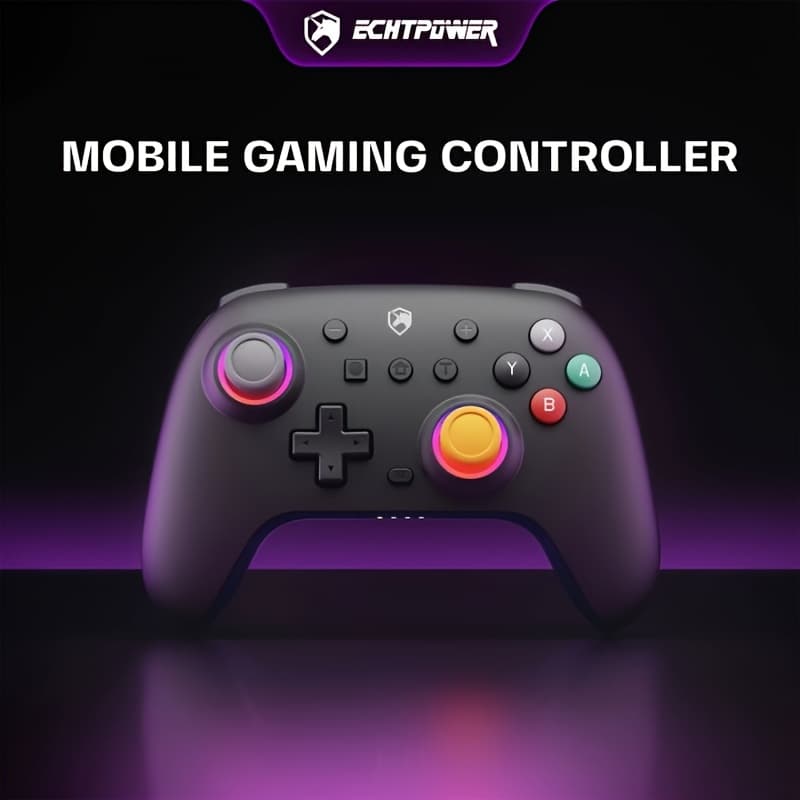 TEMU Nyxi Wireless Gaming Controller Designed For Switch/switch 2/pc Featuring Hall-effect With No Drift, Dual Vibration , A 6-axis Gyroscope, , Turbo Mode