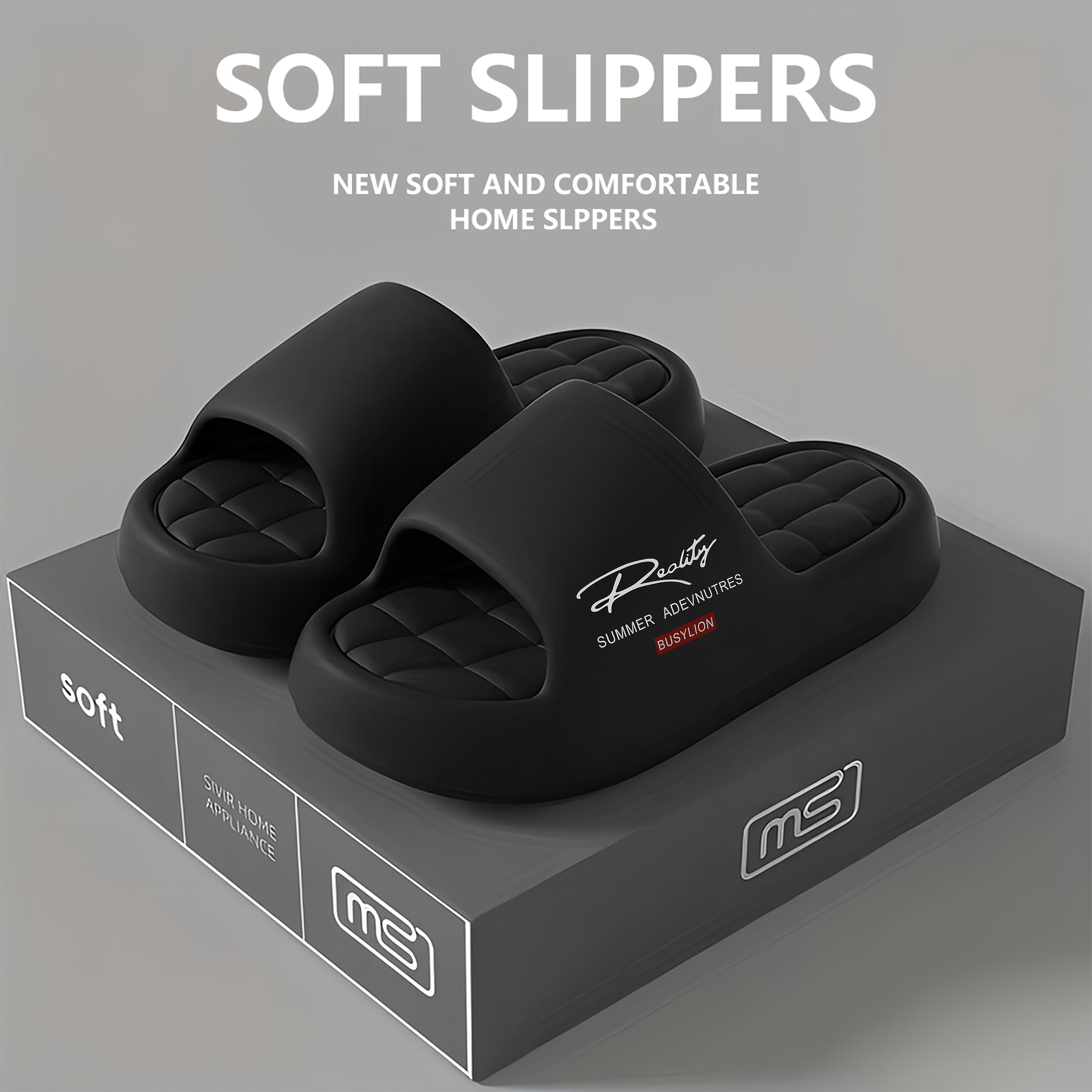 TEMU Women's Eva Slippers - Comfortable And Non-slip Indoor Outdoor Home Shoes, Round Toe Design, Suitable, , , Comfortable Slippers For Couples, Beach Casual Shoes, Women Shoes