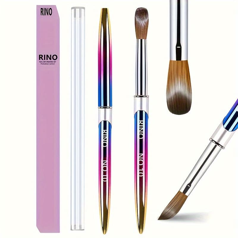 TEMU Acrylic Nail Brush - High-quality, Unscented, For Acrylic Application, Nail Art Extension, And Use - Perfect For Beginners And Professionals