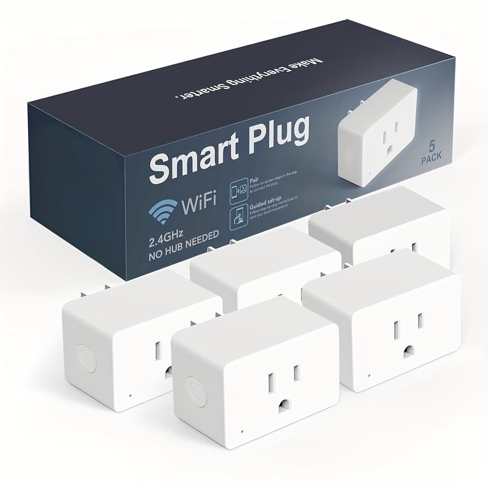 TEMU Wifi 5/2 Packs 15a, Timer & Group Control, Access, Compatible With Alexa, Google For Home, For , & For