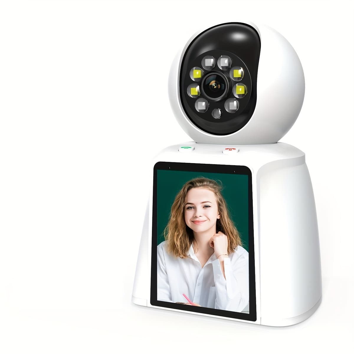 TEMU 2 Packs 2k Home 2 Way Camera, 2.8" Indoor Cameras For Baby & Elderly Care, Pet/dog/cat Cam, Ai Siren Security, 360° Auto-tracking, Night Vision, Phone App