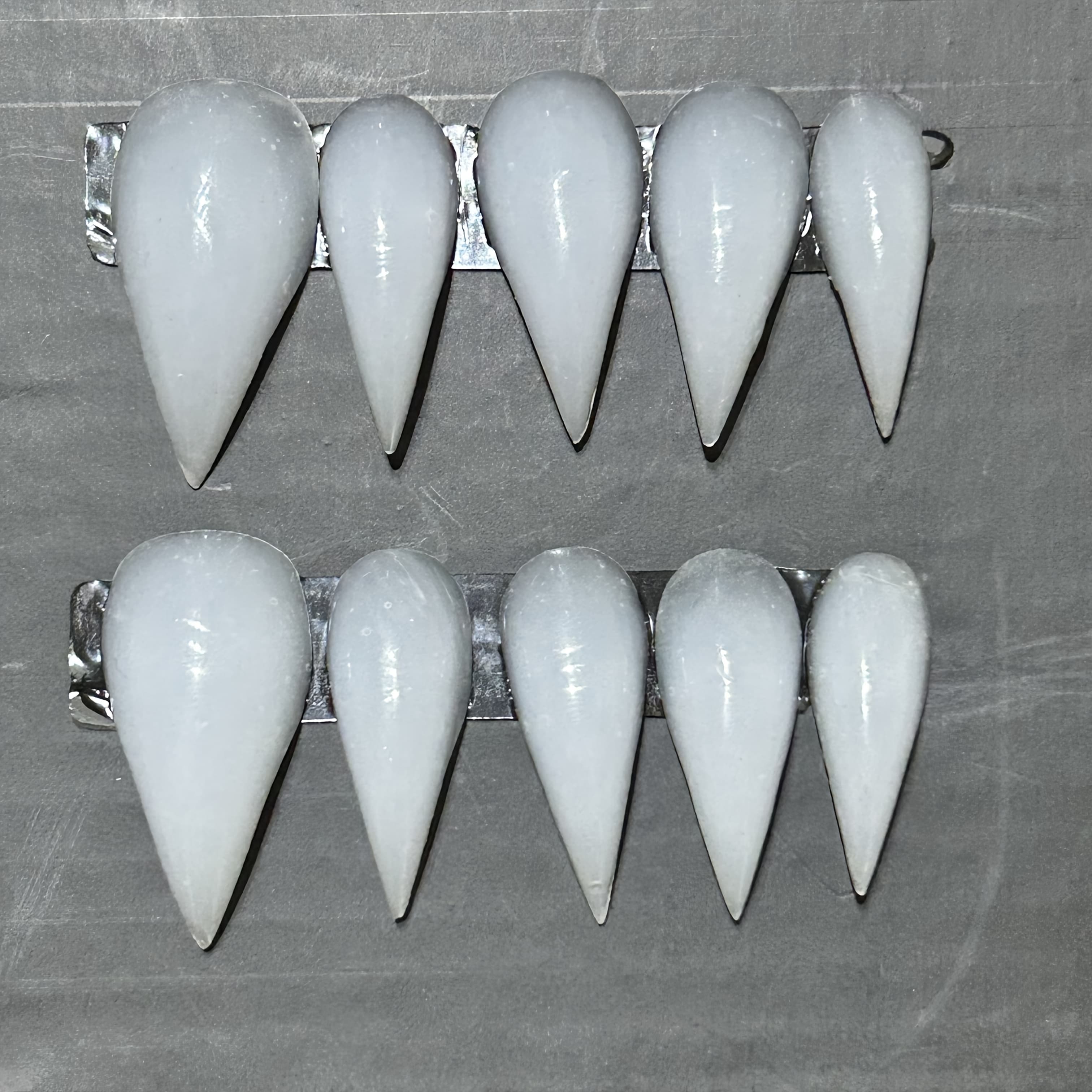 TEMU 10 Pure Handcrafted 3d Cream-colored Minimalist Cat Paw Designs, Perfect For Holiday Parties Or Small Gifts