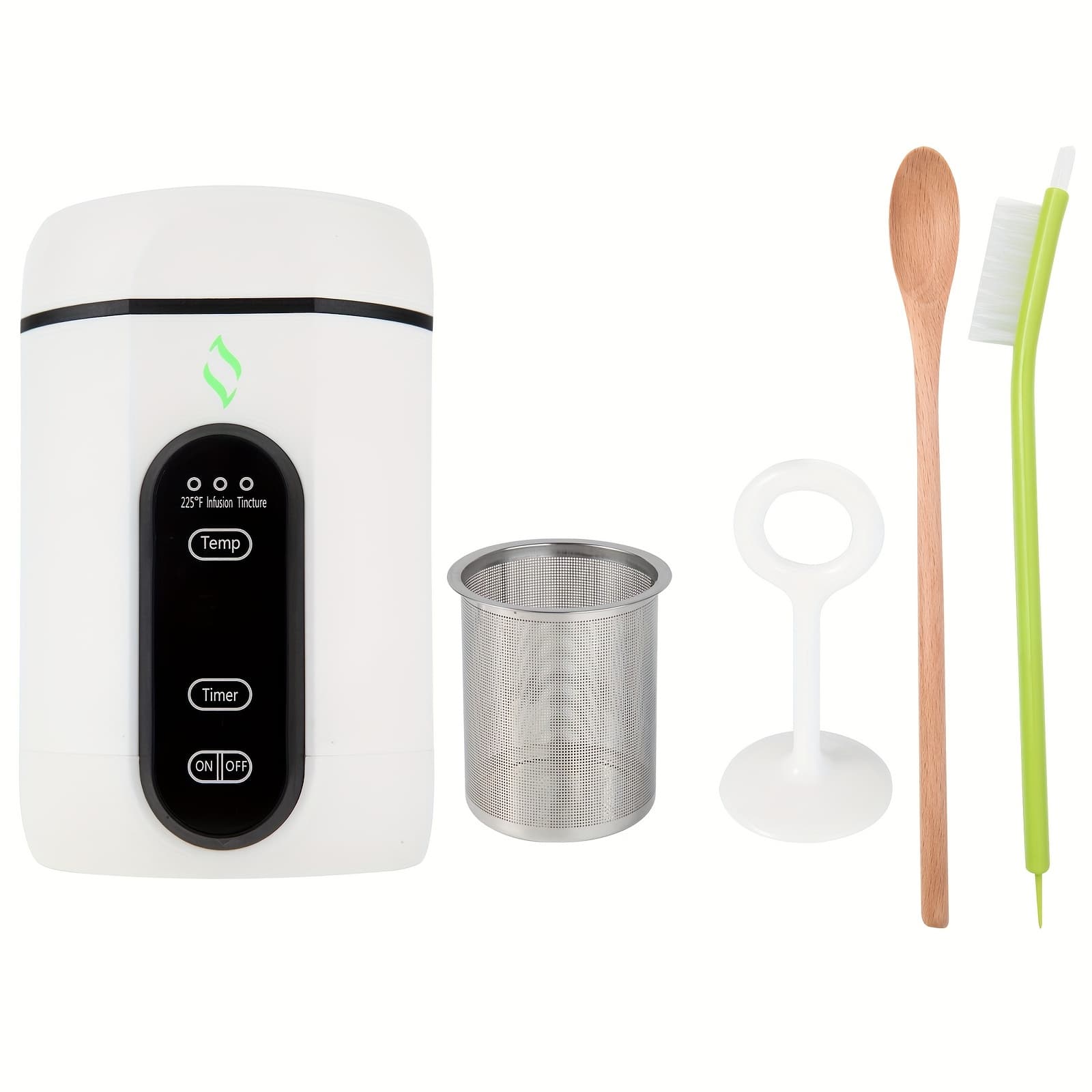 TEMU Decarboxylator, A Machine For Decarbing And Infusing, Featuring Heating Function For Preparing Butter, Oil, And Tinctures