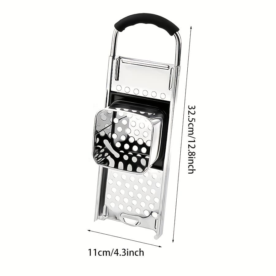 TEMU 1 Set Stainless Steel Spaetzle Maker | Machine With , Manual Maker For Home Use, Cheese Grater, Vegetable Cutter, , Potato Smasher, And Slicer