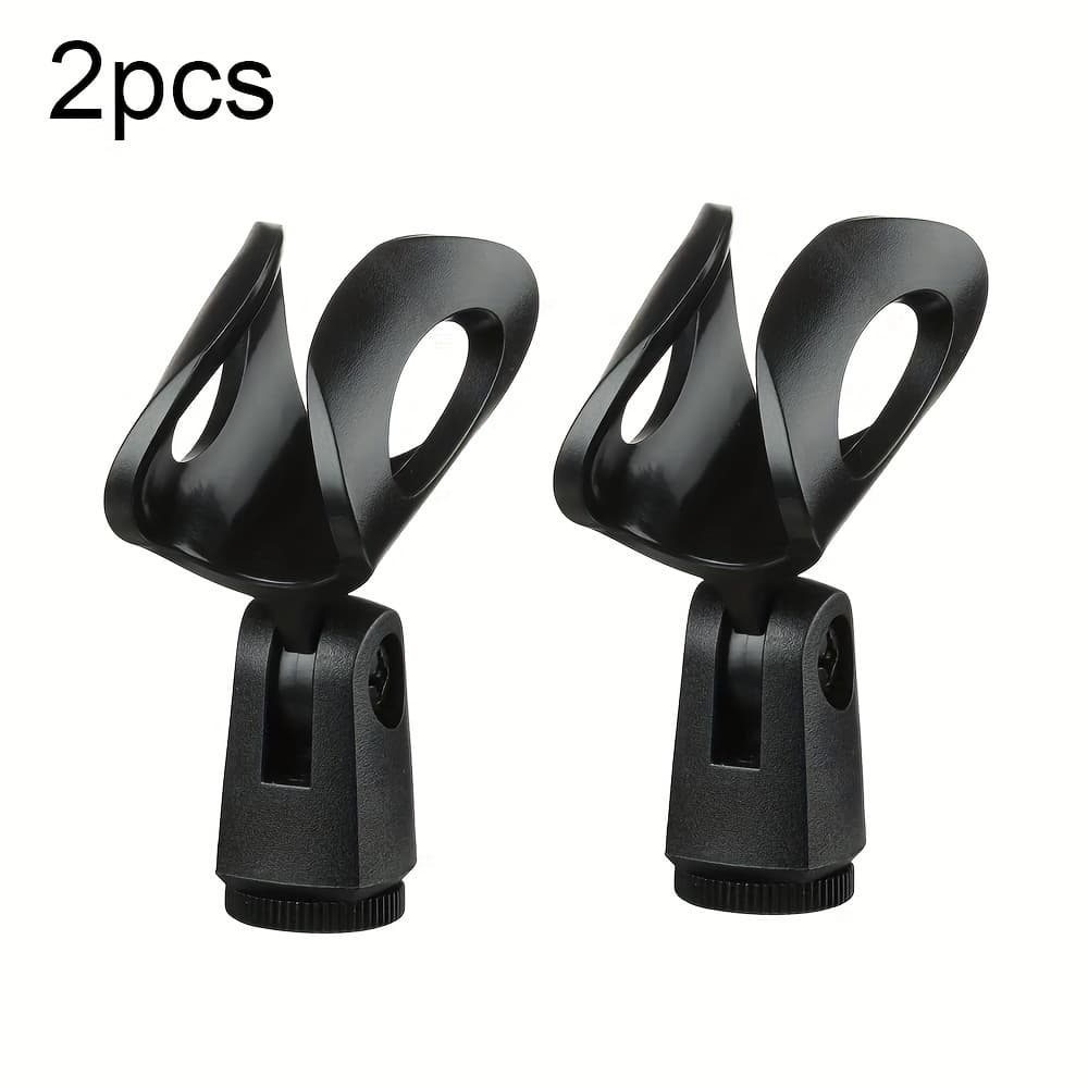 TEMU 2pcs Flexible Microphone Clip For Mic, Handheld Wireless/wired Mics