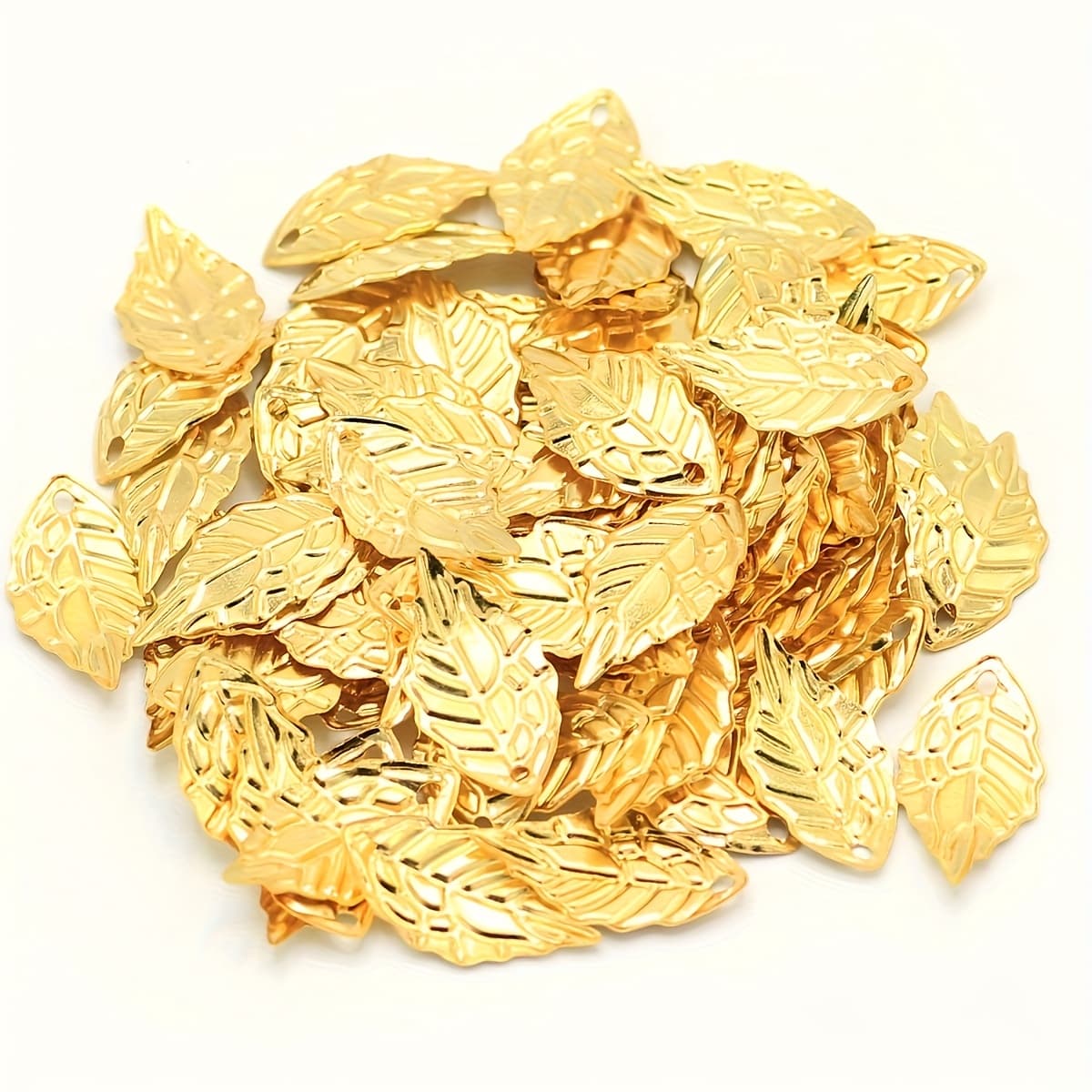 TEMU 100pcs Of Alloy Pendants With Holes And Cutouts