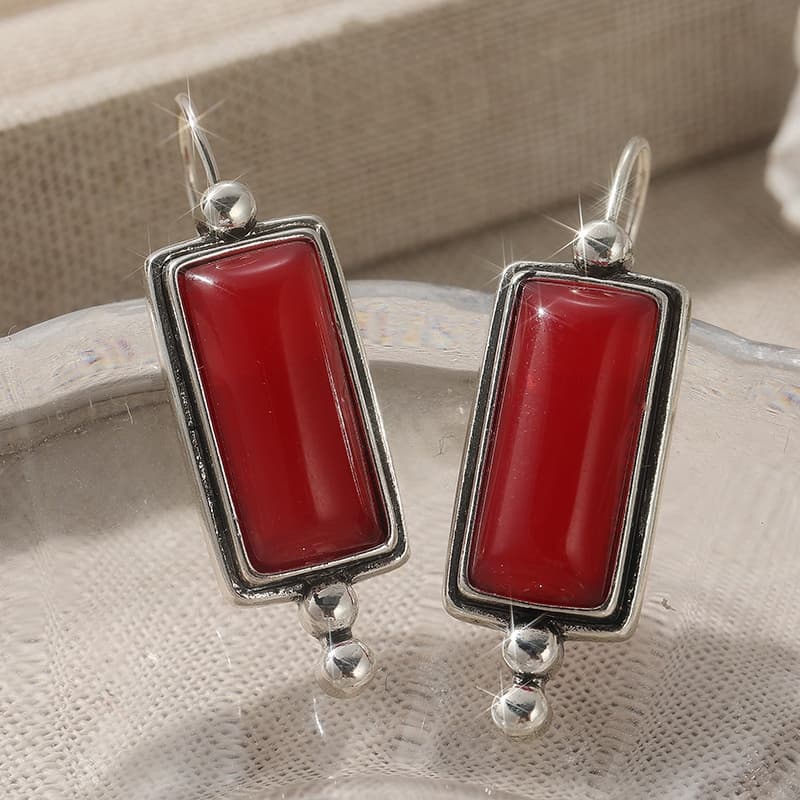 TEMU ' Retro Bohemian Elegant Long Dangle Earrings Suitable For - Minimalist Hanging Earrings, Wearable Gift For Daily Use, Parties &