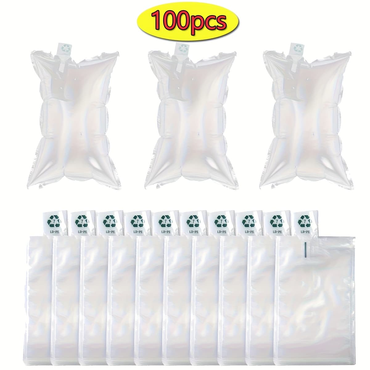 TEMU 100pcs Air Cushion Material, Padding Material, Packaging Material