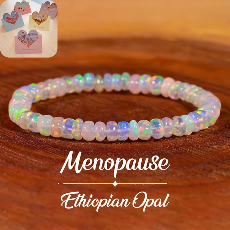 TEMU Natural Bracelet For Women - Elastic Rope Suitable For Hot & , Retro Card, Daily Wear For ( Accessory)