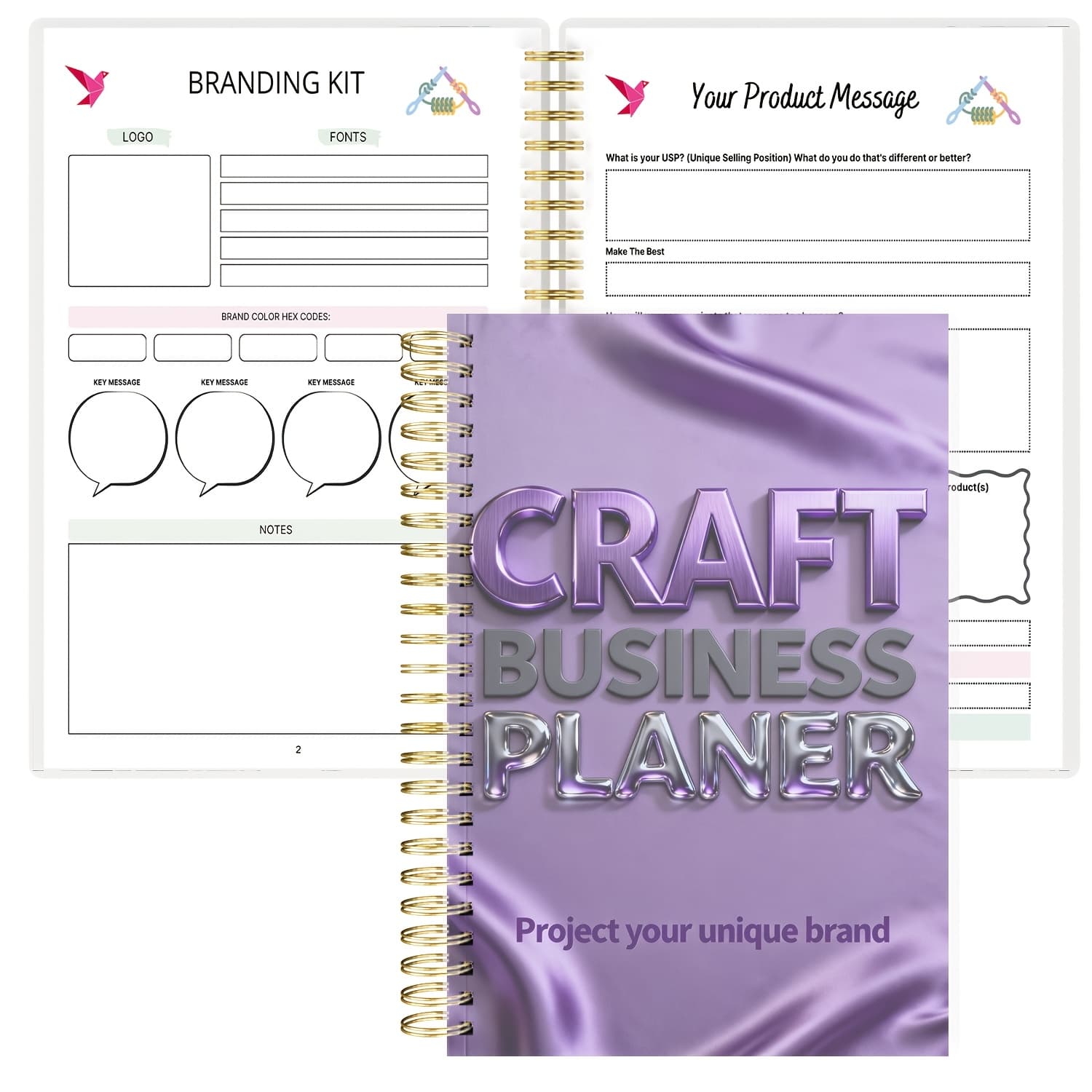 TEMU A5 Spiral Clay Log Business Planner - A Record Book Designed For Creative , Featuring Tracking And Goal-setting Sections For Makers And Handmade