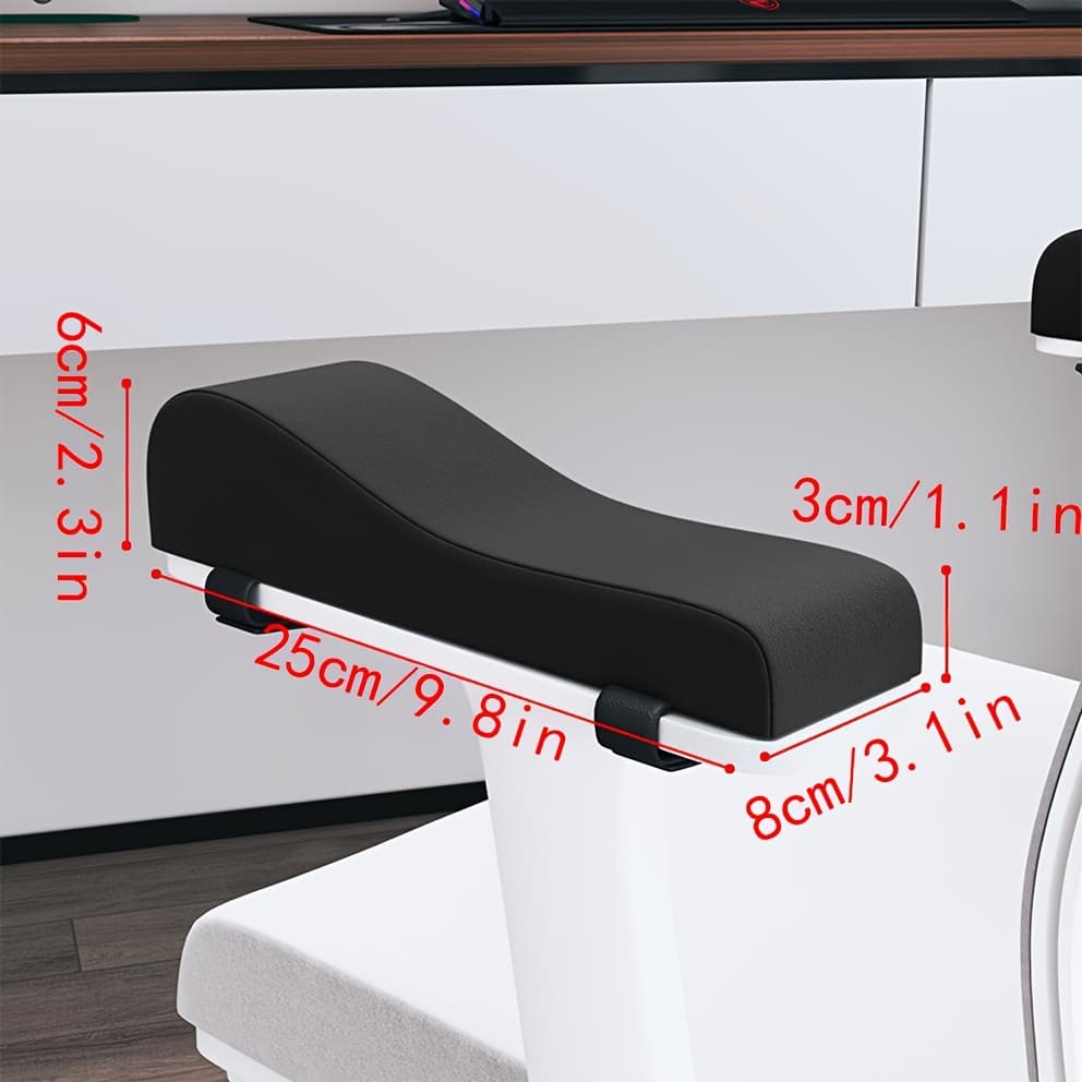 TEMU 2pcs Office Chair Armrest Cushion Set, Armrest Cushions For Chairs That Tied To Chairs, Soft Armrest Pads Comfortable Office Chair Armrest Cushions