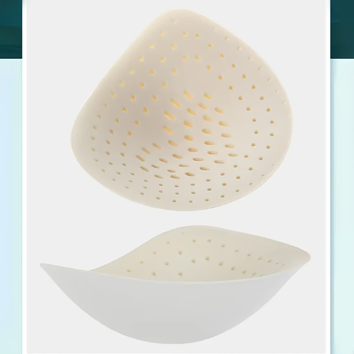 TEMU A Pair Of Pure Latex Breathable Bra Pads, Designed To Be Inserted Into Bikini Tops