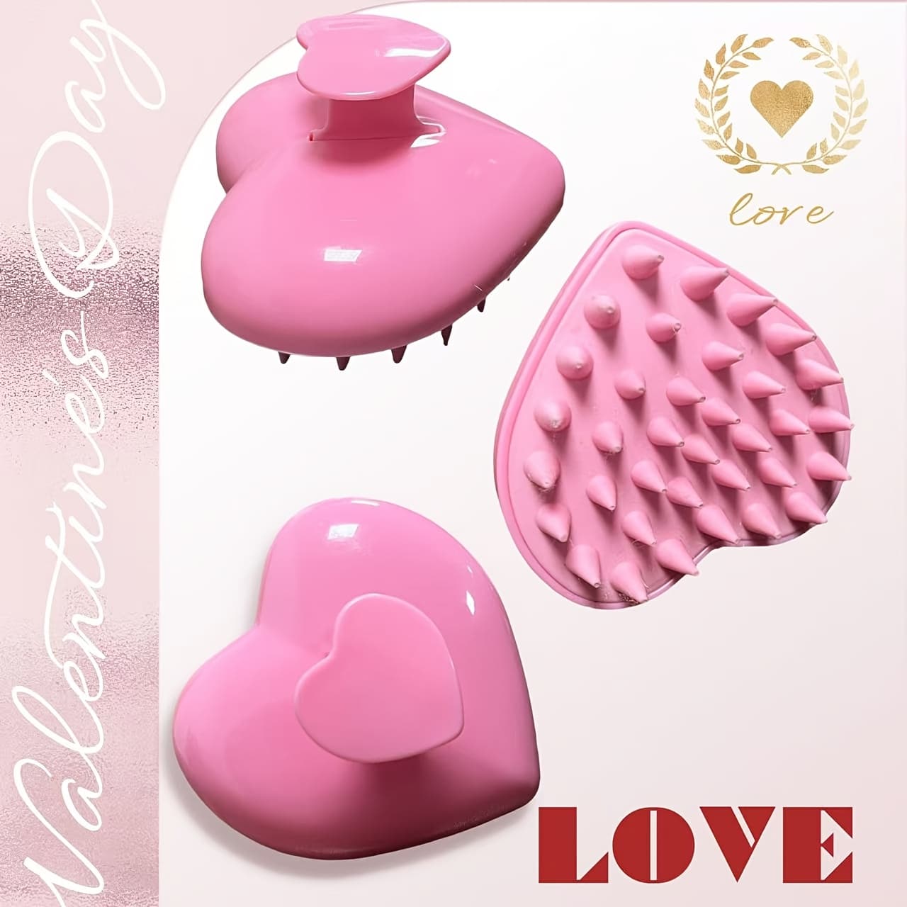 TEMU Massage Comb, Hair Washing Comb, Cleaning Comb, Comb, Silicone Massage Brush