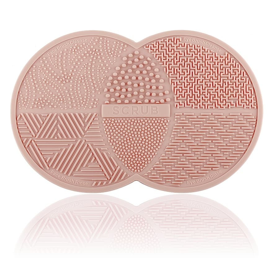 TEMU A And Portable Makeup Brush With Suction Cups, To Brushes: Low- Mat, Portable, Reusable With Suction Cups, Makeup Brush Cleaning Pad