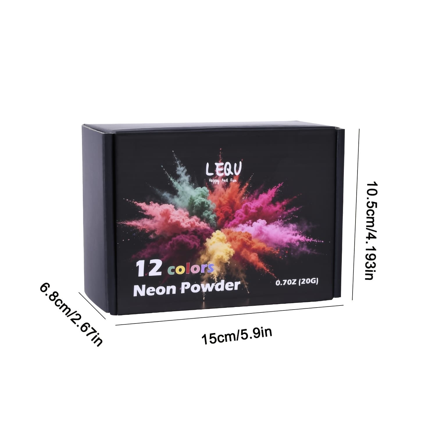 TEMU 12-color Neon Resin Powder, 20 Grams Per Bottle/ 0.7 Oz. Used For Resin Production, Home Decorations, Handicrafts And Other Products For Coloring. Suitable For Resin Enthusiasts.