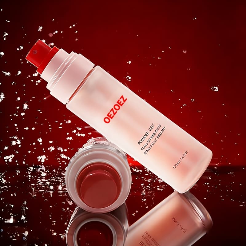 TEMU Long-lasting Facial Setting Spray 100ml, Natural End, Up To Wear, Facial Mist Foundation Face Primer, Water/sweat/, Create The Perfect Matte Makeup, For Valentine's Day