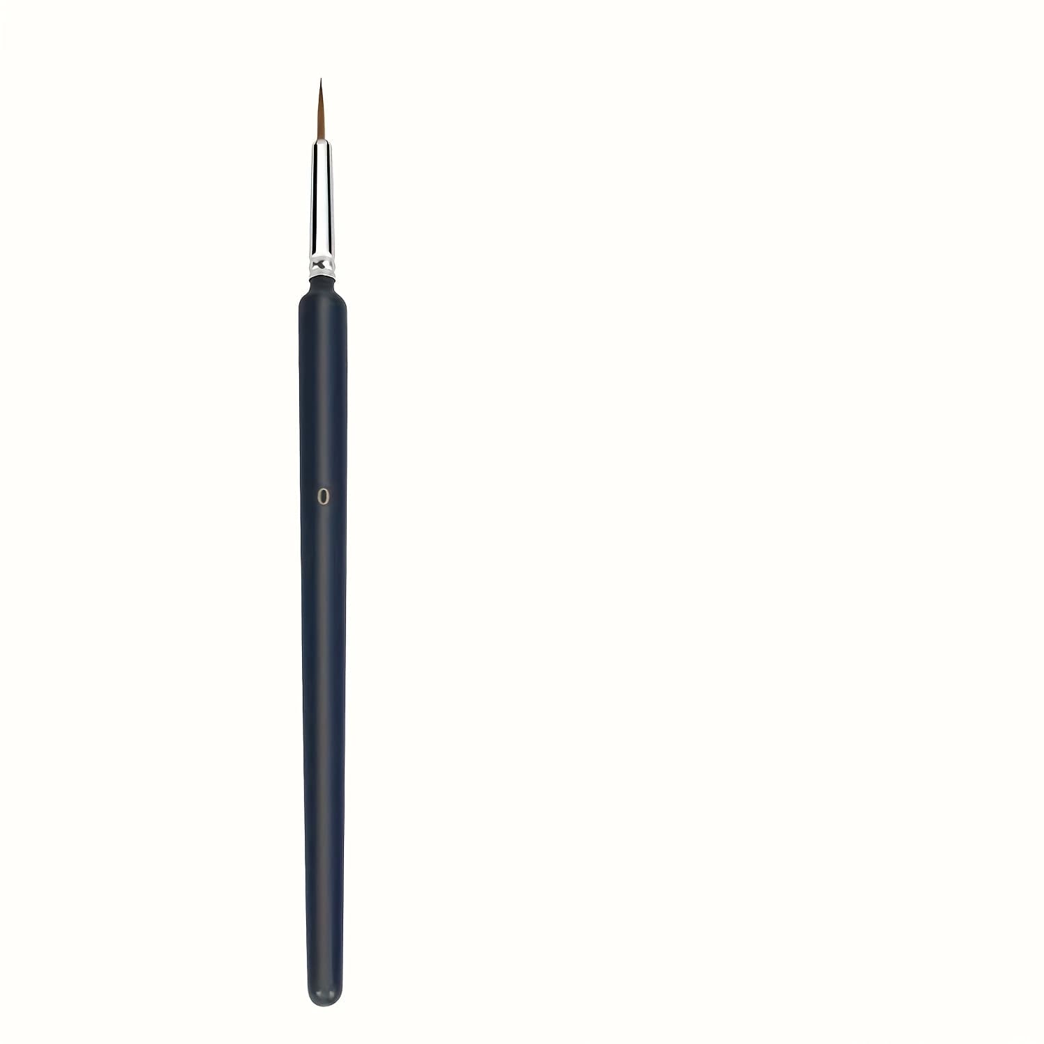 TEMU Room Decor Fine Detail Paint Brush Size 0 - Ergonomic Handle, Miniature Brushes For Acrylic, Watercolor, Face, Nail, Model Painting - Easy For Artists & Hobbyists Art Supplies