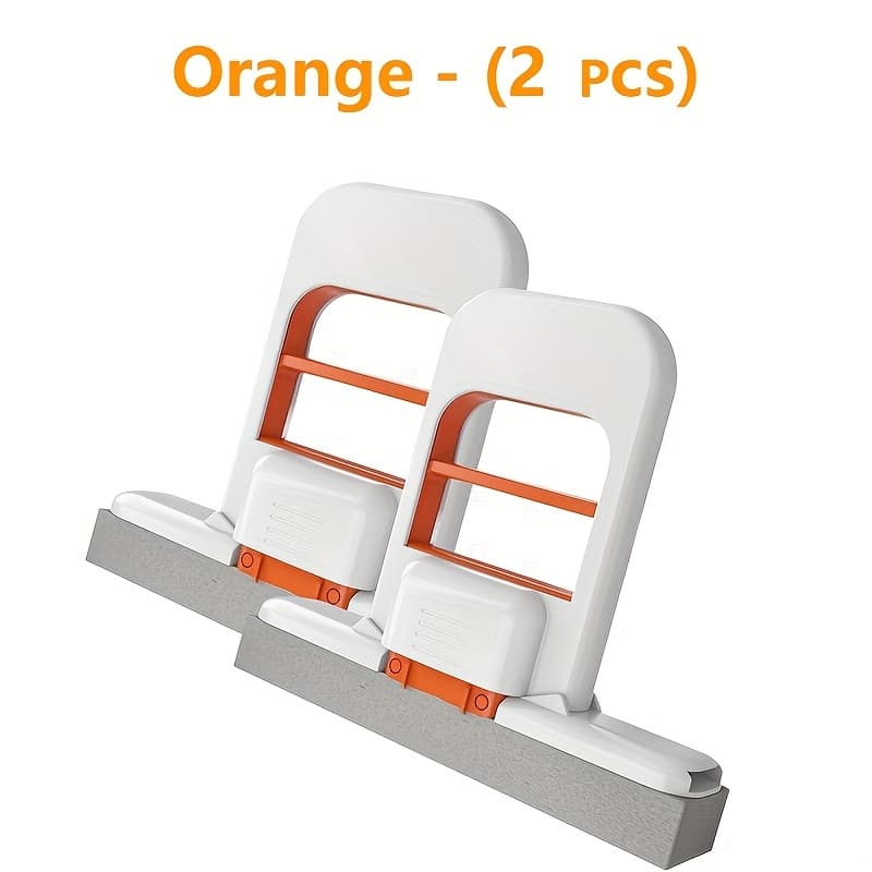 TEMU 2pcs Of Handheld Mini Mops, Foldable And No Hand Washing Required, Durable Sponge Mops For Wet And Dry Use, Suitable For Kitchens, Mirrors, Tiles, And , Cleaning Tools And Everyday Items