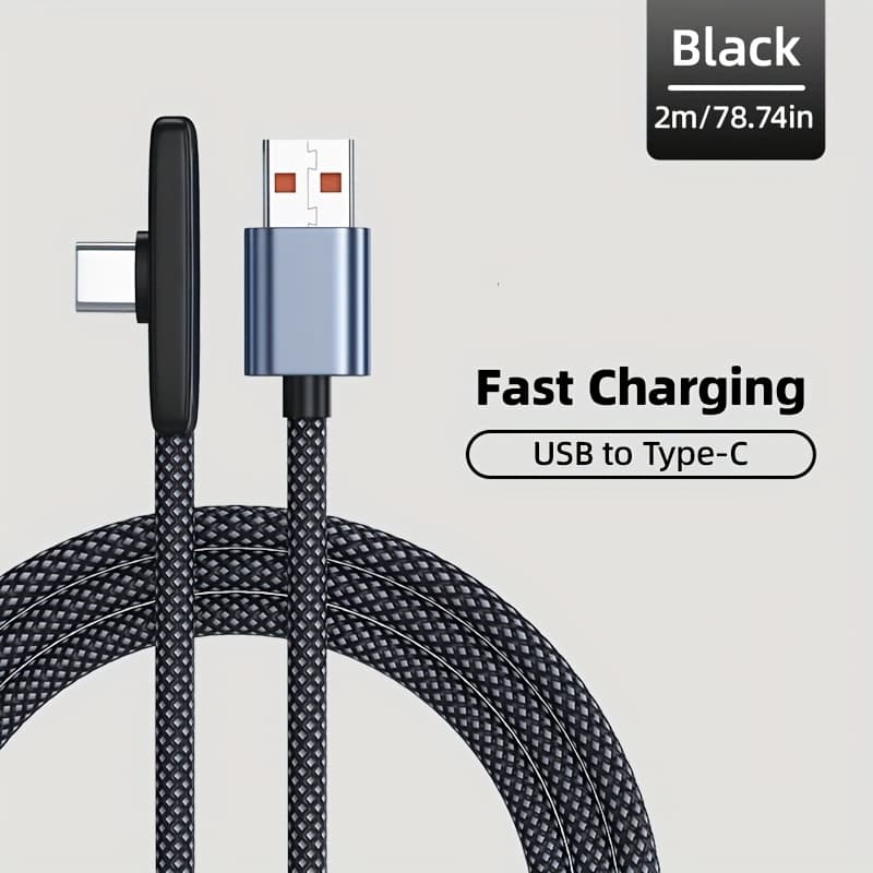 TEMU Type-c/usb To Type-c Cable Fast Charging Block Pd Data Cord Cable, 80w Cord Cable, For Iphone 17/16/15 Pro , For Xiaomi Mobile Phone Charge Wire Cable- Halloween/ Christmas/ Holiday Gifts