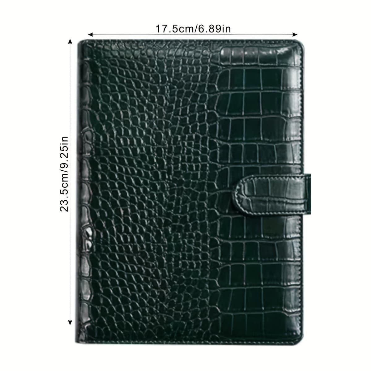 TEMU A5/a6 Pu Leather Binder Budget 6 Ring Notebook With Stylish Design, Personal Organizer Binder Cover With Magnetic Closure Cover Of Cash Budget Folder
