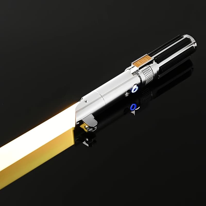 TEMU Metal Handle Rgb Cosplay Light Up Saber Laser Sword Saber 16 Colors Change Led Switchable Sound And Light Toy For Gift, Halloween Gift, Christmas Gift