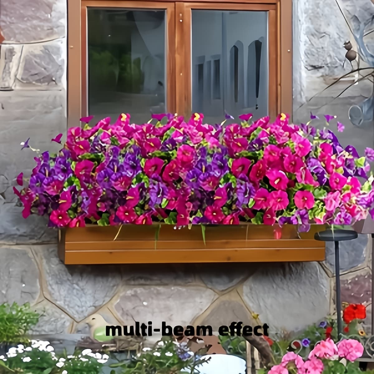 TEMU 30pcs Uv Artificial Daisies Flowers Suitable For Indoor/outdoor Decoration, Uv-resistant Multicolor Realistic Plastic With Suitable For Gardens, , Parties, , Wedding & Decor - No Maintenance