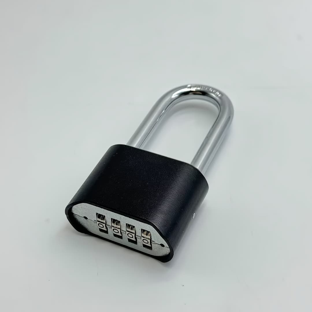 TEMU Heavy-duty 2.5" Shackle Combination Lock - Resettable Padlock With Hidden Password Design For - Ideal For Home, School, Garage, Gate & Garden