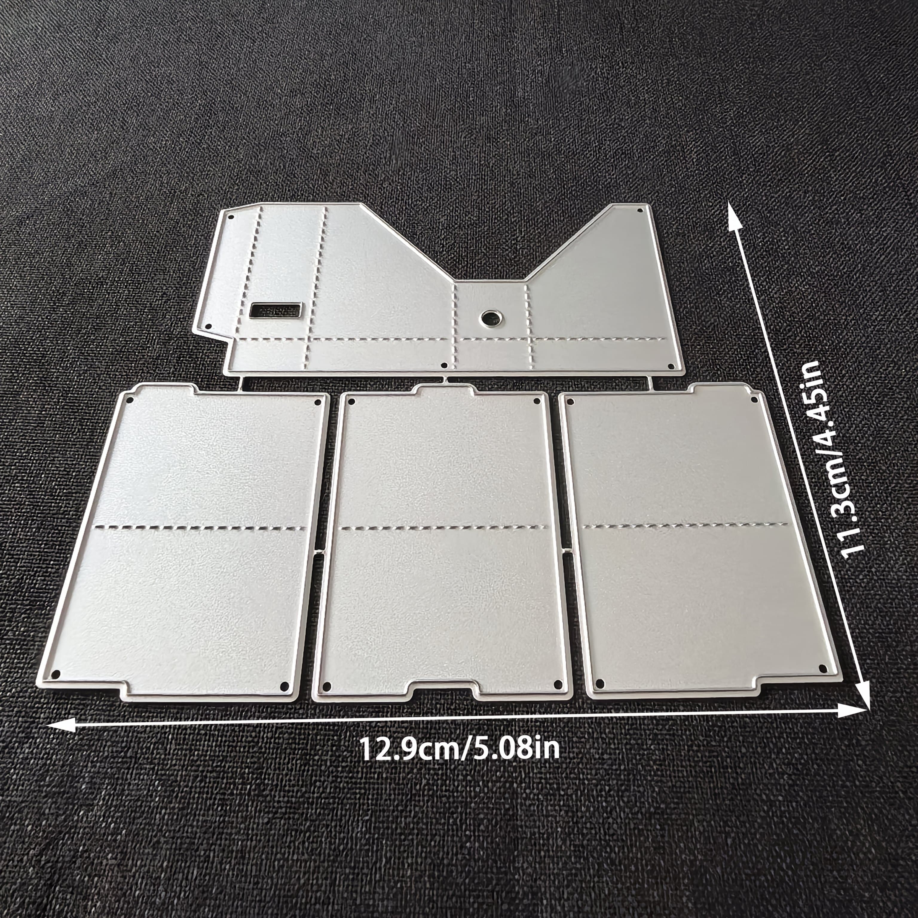 TEMU A Set Of Metal Bookend Cutting Dies Designed For Folders, Perfect For Scrapbooking And Embossing Stencils, Ideal For Crafting Handmade Greeting Cards And Gift Cards