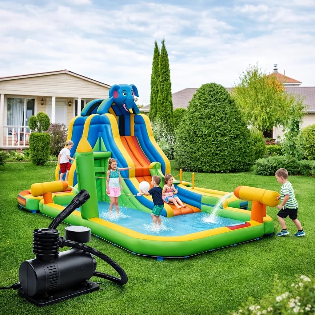 TEMU Portable Mini Air Compressor, Fast Tire Inflator Pump For Toys & Inflatables, Car Bike & Camping Air Mattress, , Without Battery