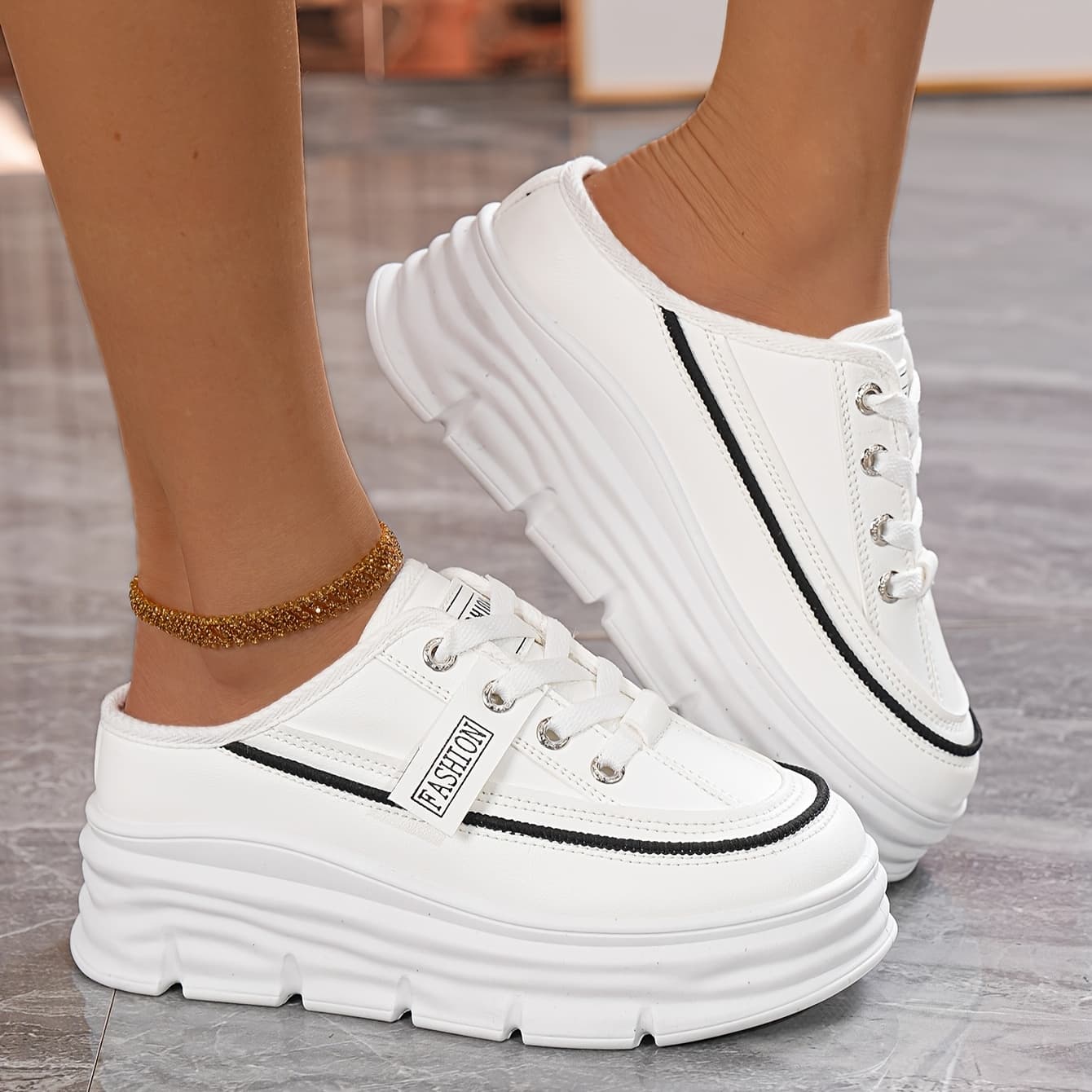 TEMU Summer Women's Casual Shoes, Slippers, Sandals, Comfortable Flats, Easy And Elegant Versatile Student Shoes, Women Shoes